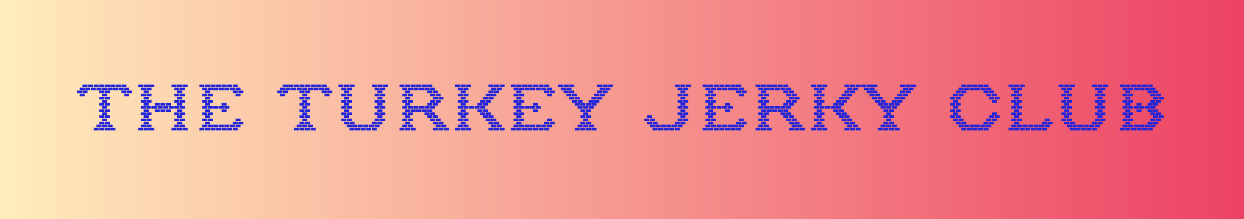 The Turkey Jerky Club Banner